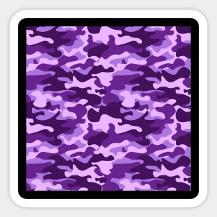 Camouflage Seamless Pattern Sticker